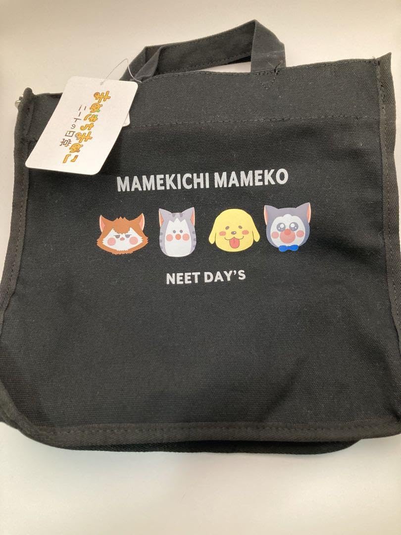 【まめ◡̈︎*様】バッグ Amazon.co.jp: まめきちまめこ 顔集合 トートバッグ ショルダー